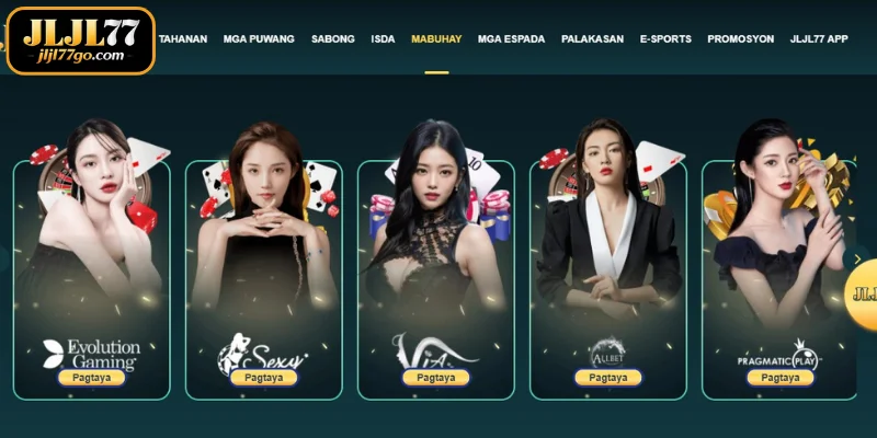 Buod ng mga natatanging lobby ng Live Casino ng JLJL77