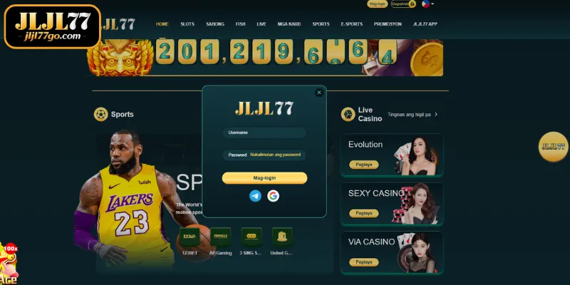 Sunud-sunod na proseso para matagumpay na Mag login sa JLJL77